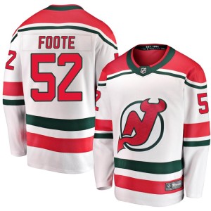 Cal Foote Men's Fanatics Branded New Jersey Devils Breakaway White Alternate Jersey