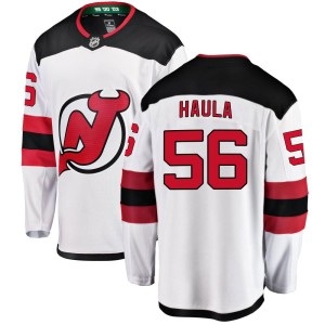 Erik Haula Youth Fanatics Branded New Jersey Devils Breakaway White Away Jersey