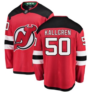 Erik Kallgren Youth Fanatics Branded New Jersey Devils Breakaway Red Home Jersey
