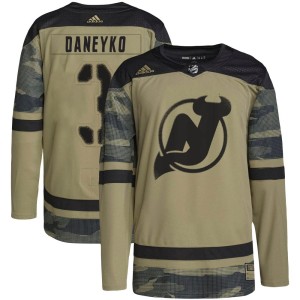 Ken Daneyko Youth Adidas New Jersey Devils Authentic Camo Military Appreciation Practice Jersey