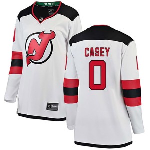 Seamus Casey Women's Fanatics Branded New Jersey Devils Breakaway White Away Jersey