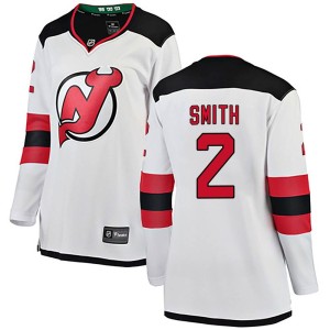 Brendan Smith Women's Fanatics Branded New Jersey Devils Breakaway White Away Jersey