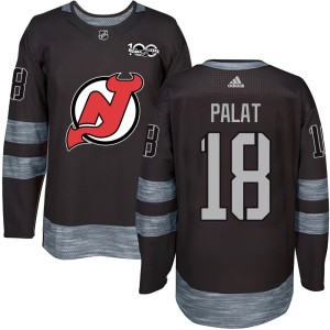 Ondrej Palat Youth New Jersey Devils Authentic Black 1917-2017 100th Anniversary Jersey