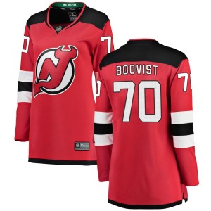 Jesper Boqvist Women's Fanatics Branded New Jersey Devils Breakaway Red Home Jersey