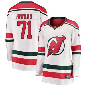 Yushiroh Hirano Women's Fanatics Branded New Jersey Devils Breakaway White Alternate Jersey