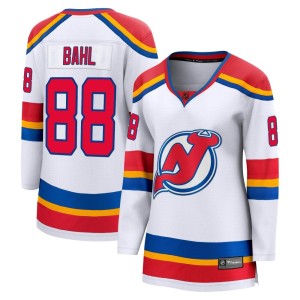 Kevin Bahl Women's Fanatics Branded New Jersey Devils Breakaway White Special Edition 2.0 Jersey