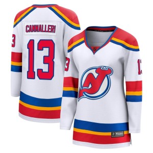 Mike Cammalleri Women's Fanatics Branded New Jersey Devils Breakaway White Special Edition 2.0 Jersey