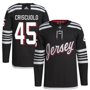 Kyle Criscuolo Youth Adidas New Jersey Devils Authentic Black 2021/22 Alternate Primegreen Pro Player Jersey