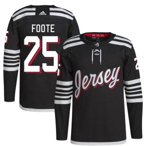 Nolan Foote Youth Adidas New Jersey Devils Authentic Black 2021/22 Alternate Primegreen Pro Player Jersey