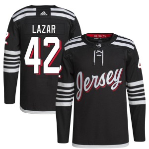 Curtis Lazar Youth Adidas New Jersey Devils Authentic Black 2021/22 Alternate Primegreen Pro Player Jersey