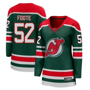 Cal Foote Women's Fanatics Branded New Jersey Devils Breakaway Green 2020/21 Special Edition Jersey