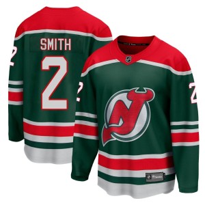 Brendan Smith Men's Fanatics Branded New Jersey Devils Breakaway Green 2020/21 Special Edition Jersey