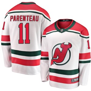 P. A. Parenteau Youth Fanatics Branded New Jersey Devils Breakaway White Alternate Jersey