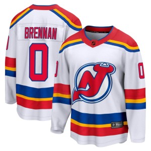 Tyler Brennan Youth Fanatics Branded New Jersey Devils Breakaway White Special Edition 2.0 Jersey